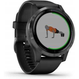Garmin Vivoactive 4 GPS Smart Watch - Black / Gunmetal