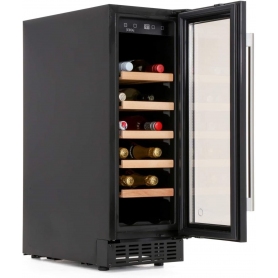 CDA FWC304BL 30cm Freestanding Undercounter Slimline Wine Cooler - 1
