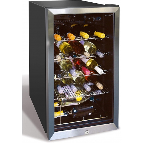 husky slimline wine cooler